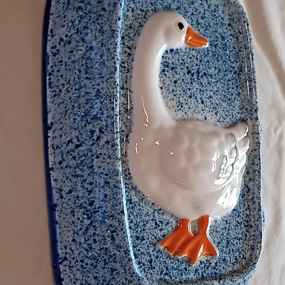 Vintage GAILSTYN-SUTTON Ceramic Goose Wall Farmhouse Decor. Hand Painted. - Picture 2 of 16
